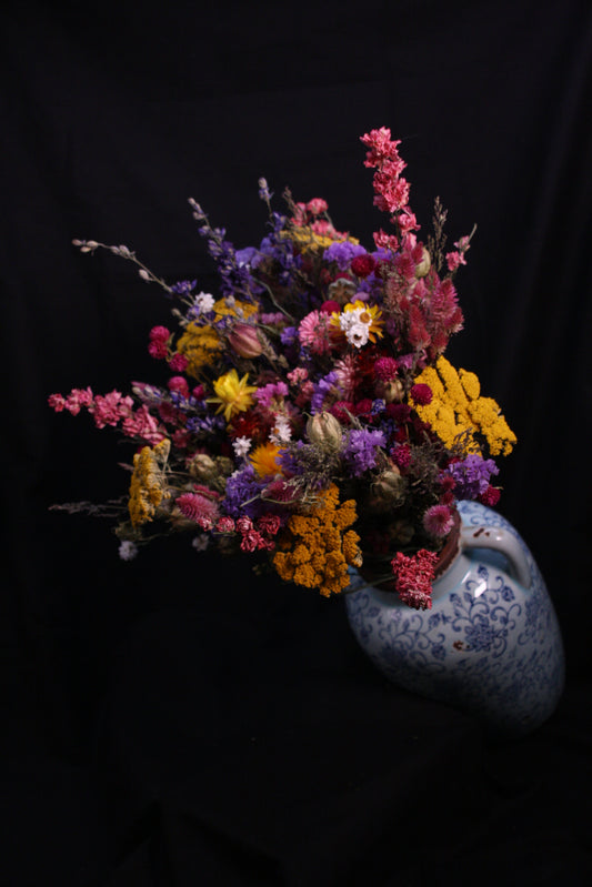 Bouquet de fleurs séchées - Cabaret normand