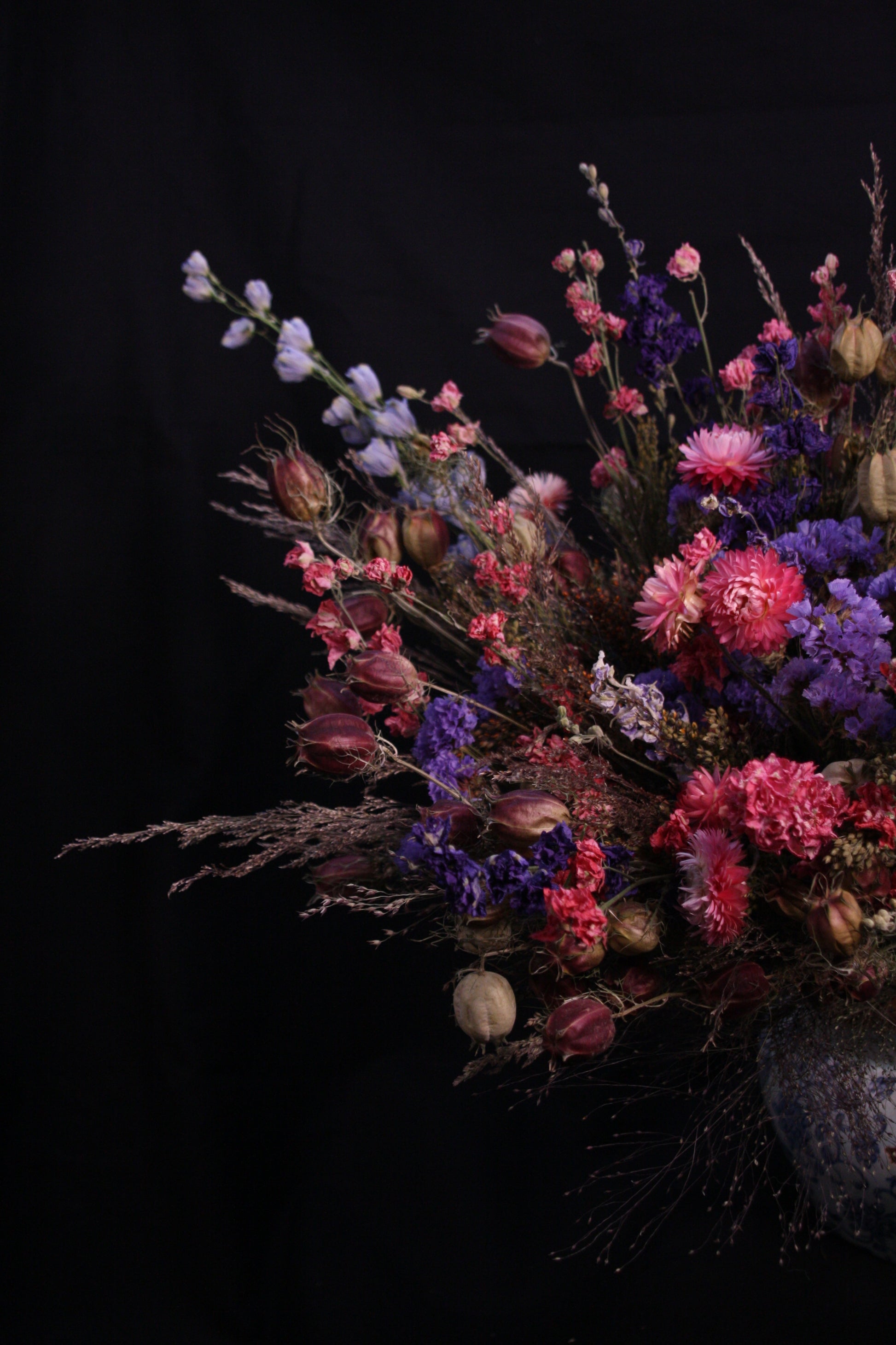 Bouquet fleurs séchées Artémis by Fleurs de la Clarté
