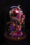 Cloche de fleurs séchées - Charlotte glamour