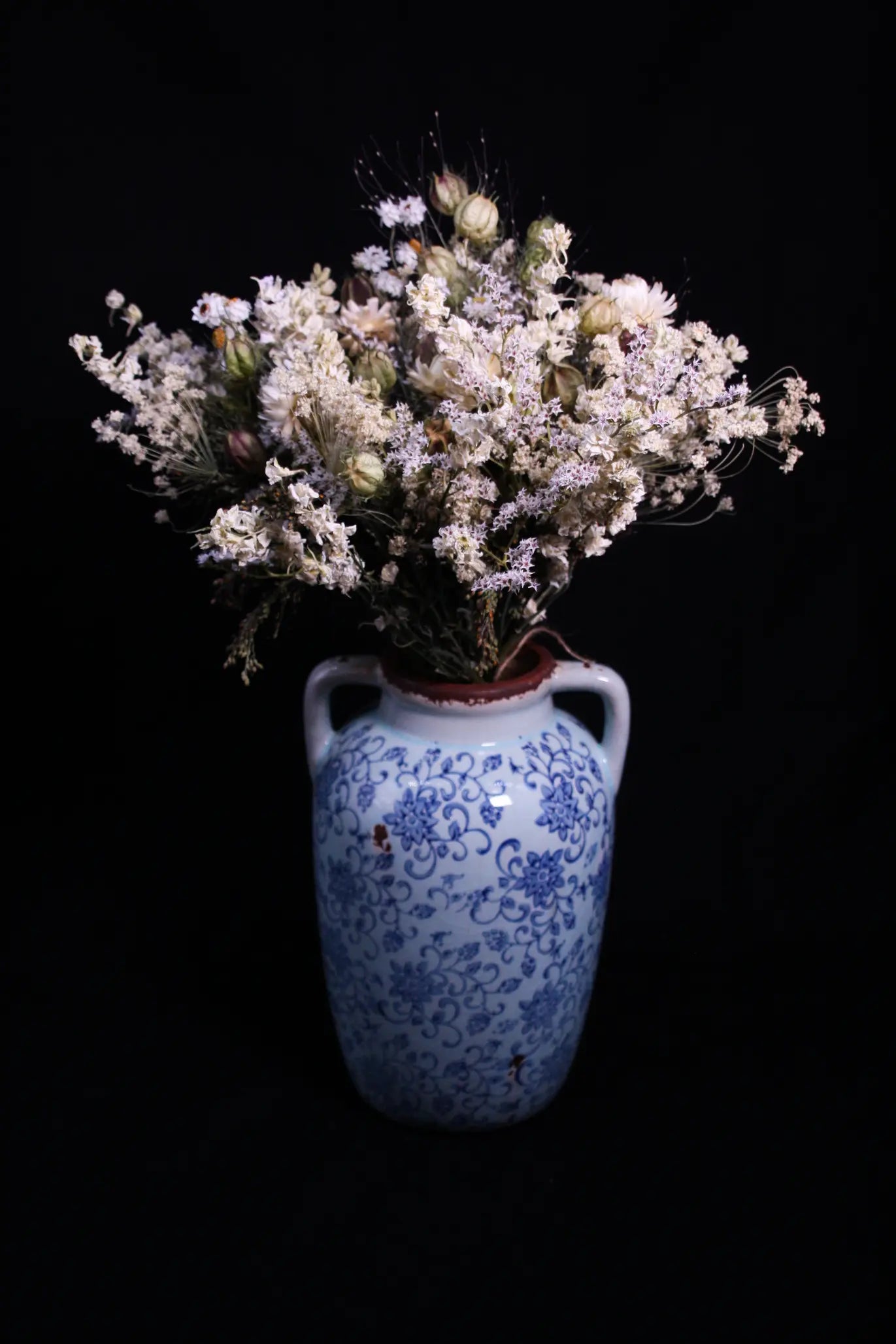 Bouquet de mariage en fleurs séchées durable et luxe