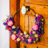 Couronne de fleurs séchées - Ouistreham